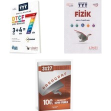 2027 Limit Tyt Sosyal Dtcf 7 Gün Bilimler + Fizik Soru + Anla Kazan Paragraf Deneme 3'lü Set