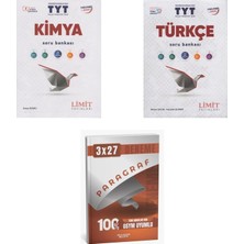 Anla Kazan Yayınları 2027 Limit Tyt Kimya + Türkçe Soru + Anla Kazan Paragraf Deneme 3'lü Set