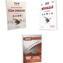 2027 Limit Tyt Tüm Dersler + Biyoloji Soru + Anla Kazan Paragraf Deneme 3'lü Set