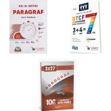 2027 Tyt Limit Kronometre Paragraf Soru + Dtcf 7 Gün Sosyal Bilimler Soru + Anla Kazan Paragraf Deneme 3'lü Set