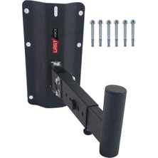 Lastvoice Dvr-02X Hoparlör Duvar Askı Aparatı Siyah Renk 40 Kg Taşıma Kapasiteli 6 Vidalı Kaliteli Malzeme