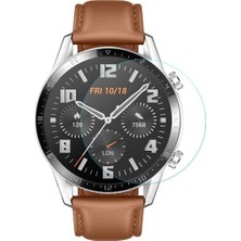Ally Tempered Ekran Koruyucu 46 mm Huawei Watch GT 2 İçin Şeffaf Kaliteli Koruma AL-31642