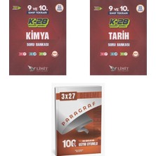Anla Kazan Yayınları 2027 Limit Tyt 9. ve 10. Sınıf Tekrarı K-28 Maarif Model Kimya + Tarih Soru + Anla Kazan Paragraf Deneme 3'lü Set
