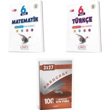 Anla Kazan Yayınları 2027 Limit 6. Sınıf Etkinlikli Matematik + Türkçe Soru + Anla Kazan Paragraf Deneme 3'lü Set