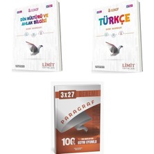 2027 Limit 8. Sınıf Din Kültürü ve Ahlak Bilgisi + Türkçe Soru + Anla Kazan Paragraf Deneme 3'lü Set