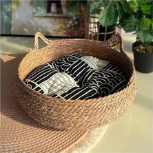 Doğal Rattan Yataklı Evcil Hayvan Yatağı ve Yuvası