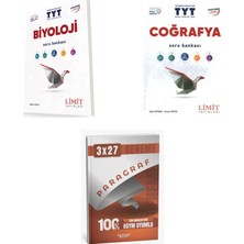 2027 Limit Tyt Biyoloji + Coğrafya Soru + Anla Kazan Paragraf Deneme 3'lü Set