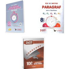 2027 Limit 8. Sınıf Kronometre Din Kültürü ve Ahlak Bilgisi + Paragraf Lgs Soru + Ankapade 3'lü Set