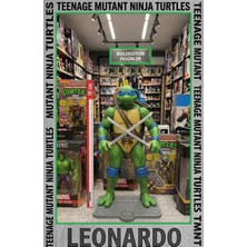Oyuncak Sahili Ninja Kaplumbağa Leonardo Kırılmaz Koleksıyon Oyuncak 1 Figür Leonardo Mızrak Aksesuarlı Eklemler Hareketli Teanege Mutant Hero Kılıçlar ve Kın Aksesuarlı