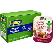 Burcu Kuru Patlıcan Dolma 200 gr x 8 Li Kutu