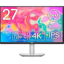 Dell S2722QC 27" 4 Ms 4K Pivot IPS 60 Hz Monitör - Outlet
