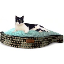 Yumuşak ve Konforlu Kedi Köpek Yatağı 58X37CM, H=9cm, Rahat Uyku Alanı