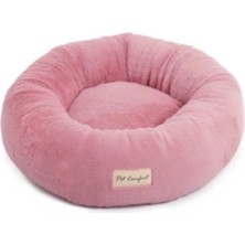 Pembe ve Köpek Yatağı, Rahat ve Şık, 50CM, Evinize Konfor Katın