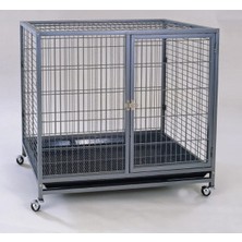 Dayang Galvaniz Köpek Kafesi Tekerli 95X57X87, Pratik ve Güvenli Kullanım