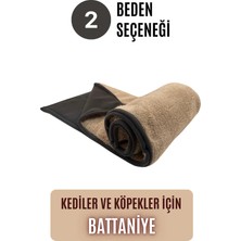 Yıkanabilir Çift Katlı Kedi ve Köpek Battaniyesi, Rahat ve Konforlu Kullanım