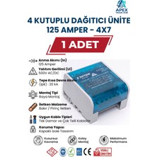 Sutem 4 Kutuplu Dağıtıcı Ünite 125 Amper 4x7 - 1 Adet