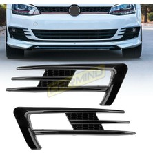 Carmind Volkswagen Golf 7 Sis Farı Çerçevesi Piano Black 2014-2017