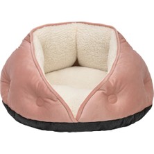 Yumuşak Pembe Kedi ve Köpek Yatağı, Konfor ve Şıklık 60CM