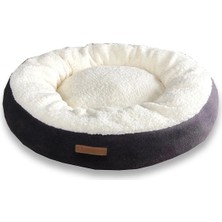 Renkli Simit Peluş Yatak, Kedi ve Köpekler Için Konforlu Uyku Alanı