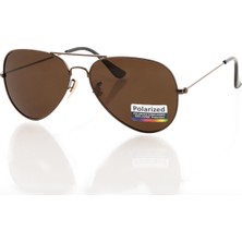 Max Polo Mps028Pr002 Kahverengi Erkek Güneş Gözlüğü Polarize ve UV Koruma Özellikli