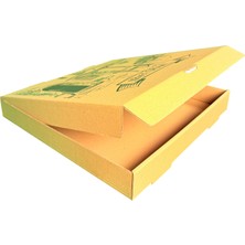 Kardem Ambalaj Karton Pizza Kutusu 27X27X3.5 Cm. ( 100'LÜ Paket )