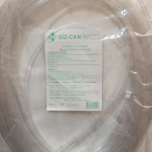 Giz-Can GİZ-CAN Silikonlu Nazal Oksijen Kanülü 15 mt Medikal PVC Malzeme ile Şeffaf Görünüm