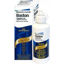 Boston Simplus 120 ml Çoklu Etkili Solüsyon Bausch&Lomb ile Günlük Kullanım için Protein Giderici