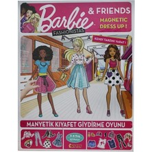 Barbie & Friends Manyetik Kıyafet Giydirme Oyunu 62 Parça Kız Çocuklar İçin Yaratıcılığı Geliştirir