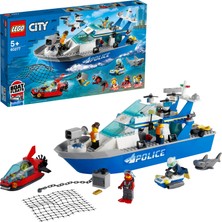 LEGO City 60277 Polis Devriye Botu 276 Parça Çocuklar için Eğlenceli Yapım Seti Hediyelik