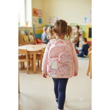 Canloor Waddell Twill Şeffaf Desenli Tatlı Şirin Kız Kreş Anaokul Okul Öncesi Çantası Küçük Mini Cüzdan Hediyeli