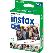 Fujifilm Fuji İnstax Wide 1x10 Sheets Fotoğraf Filmi Geniş Formatlı Anlık Çekim İçin Uygun