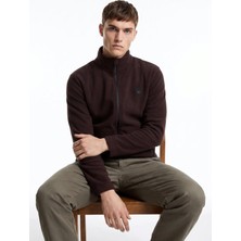 Discovery Expedition D5WM-SWT3301 Kahverengi Erkek Polar Sweatshırt