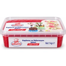 Ovalette Şeker Hamuru Koyu Kırmızı 1 kg
