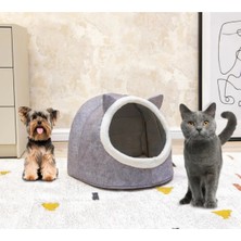 Konforlu Kedi Köpek Yatağı ve Klübesi, Rahat ve Şık Tasarım