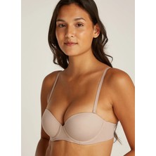 Calvin Klein Bej Kadın LV00QF8252 Ck Women Destekli Sütyen