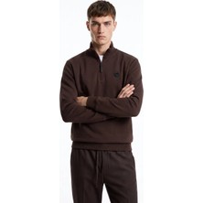Discovery Expedition D5WM-SWT3941 Kahverengi Erkek Sweatshirt