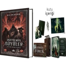 Guardian Unutulmuş Büyüler ve Terk Edilmiş Öyküler Ciltli ve Gümüş Yürek 2 Yan Boyamalı Kutulu Ciltli (D. N. Archeron) 2li Set