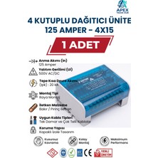 Sutem 4 Kutuplu Dağıtıcı Ünite 125 Amper 4X15 - 1 Adet