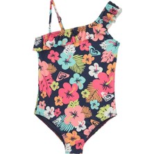 Quiksilver Çok Renkli Kız Çocuk Desenli Mayo ERLX103129-MORNING Flower
