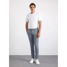 Süvari Lacivert Erkek Slim Fit Melanj Pantolon SPN2020500006