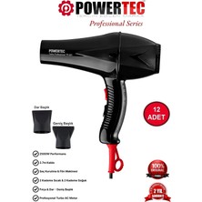Powertec TR-901 Profesyonel Fön Makinesi 12 ADET