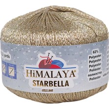 Himalaya Starbella 320-02 Bej Gold Simli