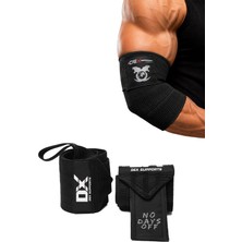 DEX SUPPORTS Wrist Wraps Legend Series + Elbow Wraps Spor Dirseklik 2'li Paket