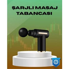 6 Kademeli Kas Masaj Tabancası, 4 Başlıklı Güçlü ve Sessiz Sporcu Cihazı