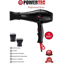 Powertec TR-701 Profesyonel Fön Makinesi 12 Adet