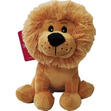 Selay Toys 28 cm Boyutunda Sarı Aslan Peluş Oyuncak Hayvan Temalı Kız ve Erkek Çocuklar İçin