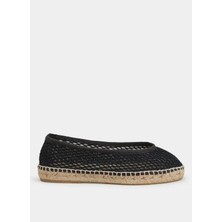 Manebi Siyah Kadın Espadril x 5.5 Bk