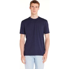 Ted Baker Lacivert Erkek Baskılı T-Shirt TBMRTS2068