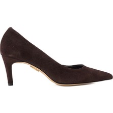 Vince Camuto Kahverengi Kadın Stiletto Mıd-Rowell-Suet