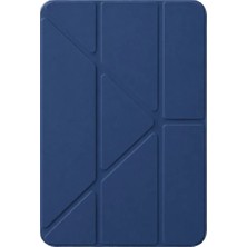 Mey İthalat Mey Ithalat® iPad 2025 10.9 10.nesil (A16) Mera Kalemlikli Tablet Kılıfı - Lacivert